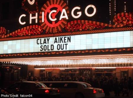 Chicago Marquee -- Clay Aiken -- Sold Out