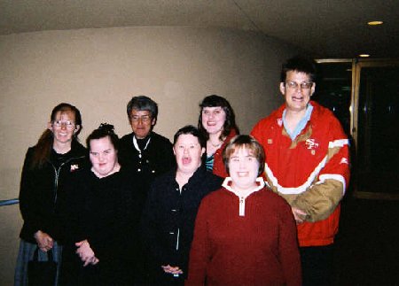 Special Olympics athletes and Staff at Clay's San Jose Joyful Noise Concert