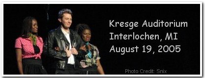 The Jukebox Tour - Interlochen, MI August 19, 2005