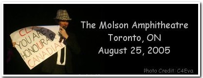 The Jukebox Tour - Toronto, ON - August 25, 2005